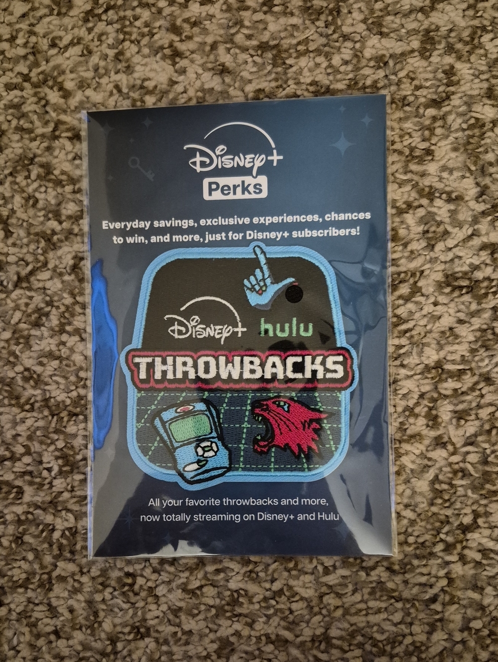 D23 Expo Exclusive Disney Perks Throwbacks Patch
